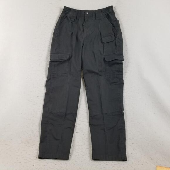 Propper Cargo Pants Mens 34x32 Charcoal Gray Tactical Ripstop Elastic Waist - Picture 1 of 16